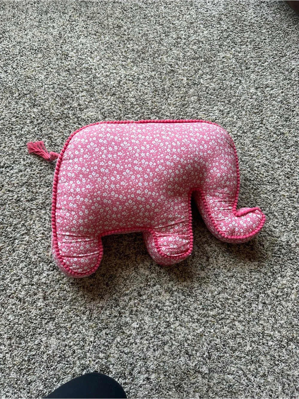 Lil pixies patchwork elephant pillow